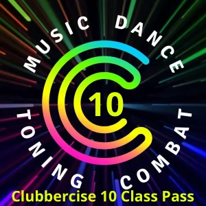 Clubbercise 10 class Pass flyer
